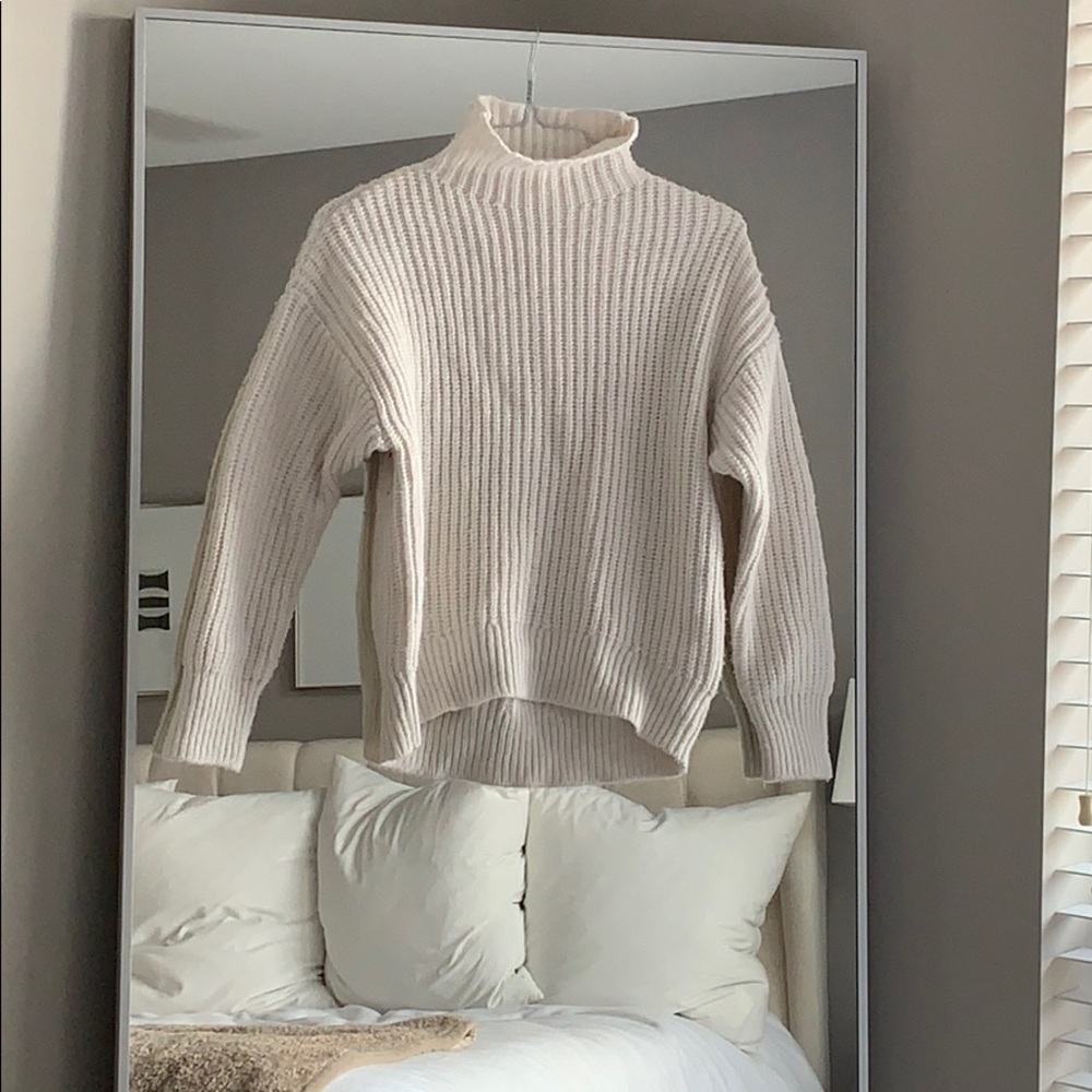 NEW- cream sweater